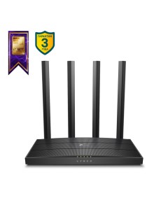 Wi Fi роутер Archer C6 802 11a b g n ac 2 4 5 ГГц до 1 17 Гбит с LAN 4x1 Гбит с WAN 1x1 Гбит с внешн Tp-link