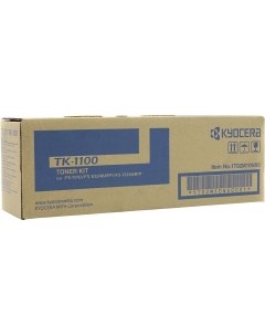 Картридж лазерный TK 1100 1T02M10NX0 черный 2100 страниц оригинальный для FS 1110 FS 1024MFP FS 1124 Kyocera