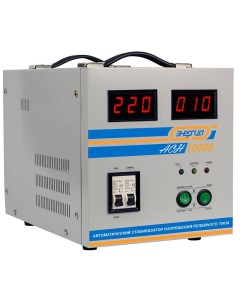 Стабилизатор напряжения АСН 10000 10000 VA 7 кВт клеммная колодка белый Е0101 0121 Энергия