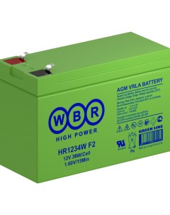 Аккумуляторная батарея для ИБП HR HR1234W F2 12V 9Ah Wbr