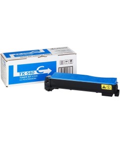 Картридж лазерный TK 540C 1T02HLCEU0 голубой 4000 страниц оригинальный для FS C5100DN Kyocera