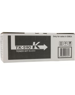 Картридж лазерный TK 590K 1T02KV0NL0 черный 7000 страниц оригинальный для FS C5250DN ECOSYS P6026cdn Kyocera