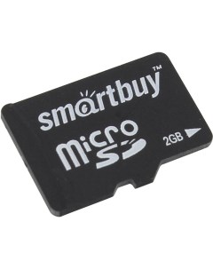 Карта памяти 2Gb microSD Class 2 Smartbuy