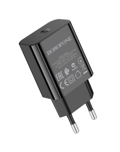 Сетевое зарядное устройство BA65A PD20W 20Вт USB type C Quick Charge PD 3A черный 213516 Borofone