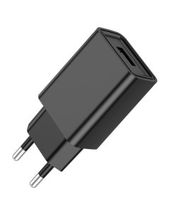 Сетевое зарядное устройство BA68A Glacier USB 2 1A черный 6974443385687 Lightning 8pin Borofone