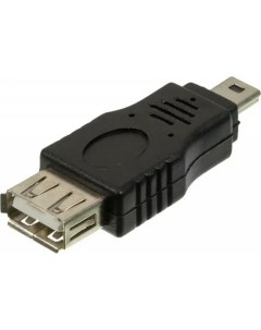 Переходник адаптер Mini USB 2 0 Bm USB 2 0 Af черный 841872 Ningbo
