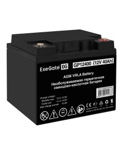 Аккумуляторная батарея для ИБП GP12400 12V 40Ah Exegate