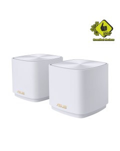 Mesh система ZenWiFi AX Mini XD4 W 2 PK 802 11a b g n ac ax 2 4 5ГГц до 1775 Мбит с LAN 1x1Гбит с WA Asus