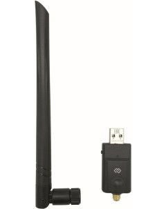 Адаптер Bluetooth Wi Fi DWA BT5 AC1300E 802 11a b g n ac 2 4 5 ГГц до 867 Мбит с USB внешних антенн  Digma