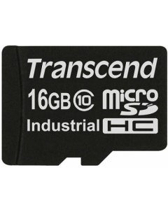 Карта памяти промышленная 16Gb microSDHC Industrial Class 10 TS16GUSDC10I Transcend