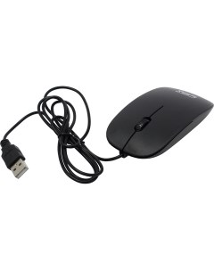 Мышь проводная CM 104 Black USB 1200dpi оптическая светодиодная USB черный Cbr