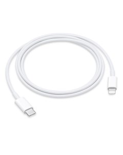 Кабель USB Type C Lightning 8 pin MFi экранированный быстрая зарядка 1 м белый MM0A3ZM A Apple