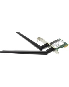 Адаптер Wi Fi DWA 582 802 11a b g n ac 2 4 5 ГГц до 1 17 Гбит с 18 дБм PCI E внешних антенн 2x5 дБи  D-link