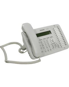 VoIP телефон KX NT543RU монохромный дисплей PoE белый Panasonic