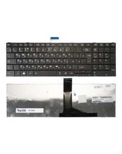 Клавиатура для ноутбука Toshiba Satellite C850 C850d C855 L850 L850d C870 C875 Series черный TOP 906 Topon