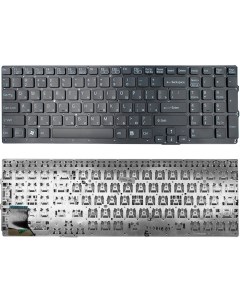 Клавиатура для ноутбука Sony Vaio VPC SE Series черный без рамки TOP 95591 Topon