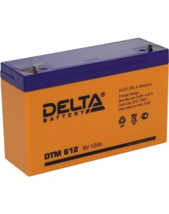 Аккумуляторная батарея для ИБП Delta DTM DTM 612 6V 12Ah Delta battery