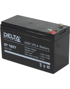 Аккумуляторная батарея для ОПС Delta DT DT 1207 12V 7Ah Delta battery