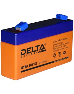 Аккумуляторная батарея для ИБП Delta DTM DTM 6012 6V 1 2Ah Delta battery
