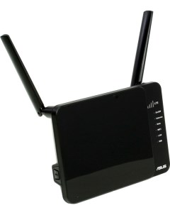 Wi Fi роутер 4G N12 802 11n 2 4 ГГц до 300 Мбит с LAN 3x100 Мбит с WAN 1x100 Мбит с внешних антенн 2 Asus