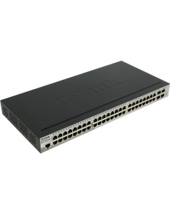 Коммутатор DGS 1510 52X управляемый кол во портов 48x1 Гбит с кол во SFP uplink SFP 4x10 Гбит с уста D-link