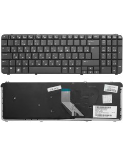 Клавиатура для ноутбука HP Pavilion DV6 1000 DV6 1100 DV6 1200 DV6 1300 DV6 2000 Series черный TOP 6 Topon