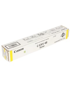 Картридж лазерный C EXV48Y 9109B002 желтый 11500 страниц оригинальный для imageRunner C1325 C1335 Canon