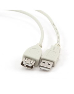 Кабель USB2 0 Am USB2 0 Af 75см серый CC USB2 AMAF 75CM 300 Gembird