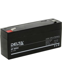 Аккумуляторная батарея для ИБП Delta DT DT 6033 125 6V 3 3Ah Delta battery