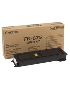 Картридж лазерный TK 675 1T02H00EU0 черный 20000 страниц оригинальный для KM 2540 KM 3040 KM 2560 KM Kyocera