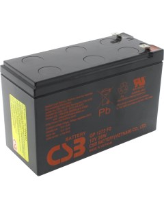 Аккумуляторная батарея для ИБП GP GP1272 F2 28W 12V 7 2Ah Csb