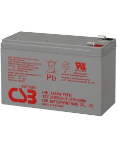 Аккумуляторная батарея для ИБП HRL HRL1234W F2FR 12V 9Ah Csb