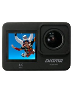 Экшн камера DiCam 880 16 MP 3840x2160 USB WiFi черный DC880 Digma