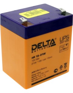 Аккумуляторная батарея для ИБП Delta HR W HR12 21W 12V 5Ah Delta battery