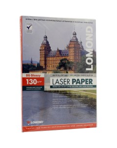 Фотобумага A4 130 г м глянцевая 250 листов двусторонняя 0310141 для лазерной печати Lomond