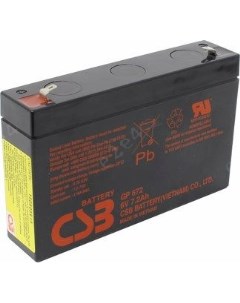 Аккумуляторная батарея для ИБП GP GP672 6V 7 2Ah Csb