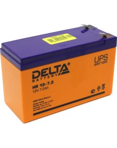 Аккумуляторная батарея для ИБП Delta HR HR12 7 2 12V 7 2Ah Delta battery