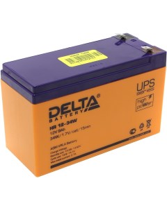 Аккумуляторная батарея для ИБП Delta HR W HR 12 34W 12V 9Ah Delta battery