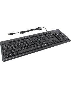 Клавиатура проводная KR 85 Black мембранная USB черный A4tech
