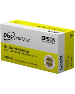 Картридж струйный PJIC5 Y C13S020451 желтый оригинальный ресурс 1000 страниц для PP 100 PP 100AP PP  Epson
