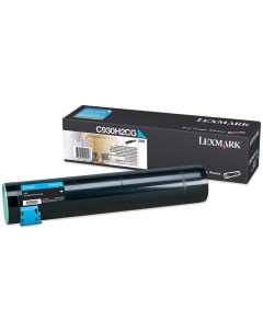 Картридж лазерный C930H2CG голубой 24000 страниц оригинальный для C935 Lexmark