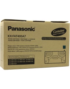 Картридж лазерный KX FAT400A7 черный 1800 страниц оригинальный для KX MB1500RU KX MB1520RU Panasonic
