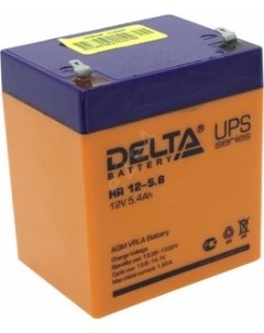 Аккумуляторная батарея для ИБП Delta HR12 5 8 12V 5 8Ah Delta battery
