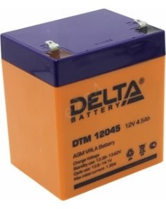 Аккумуляторная батарея для ИБП Delta DTM DTM 12045 12V 4 5Ah Delta battery