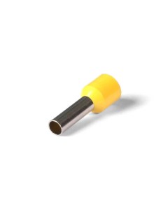 Наконечник НШВИ 6 мм 6 мм медь луженый под опрессовку изолированный желтый 100 шт 6 0 12 79449 Квт