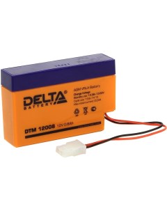 Аккумуляторная батарея для ИБП Delta DTM DTM 12008 12V 0 8Ah Delta battery