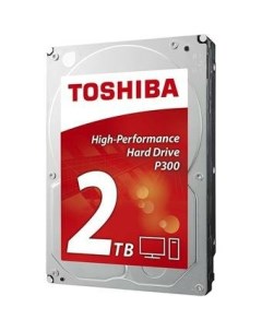Жесткий диск HDD 2Tb P300 3 5 7200rpm 64Mb SATA3 HDWD120YZSTA Toshiba