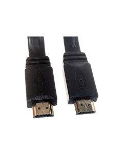 Кабель HDMI 19M HDMI 19M v2 0 4K плоский 1 8 м черный CC HDMI4F 6 Cablexpert