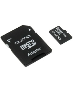 Карта памяти 32Gb microSDHC Class 10 UHS I U3 адаптер 0 Qumo