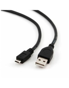 Кабель Micro USB USB экранированный 1 8м черный BXP CCP mUSB2 AMBM 018 Bion